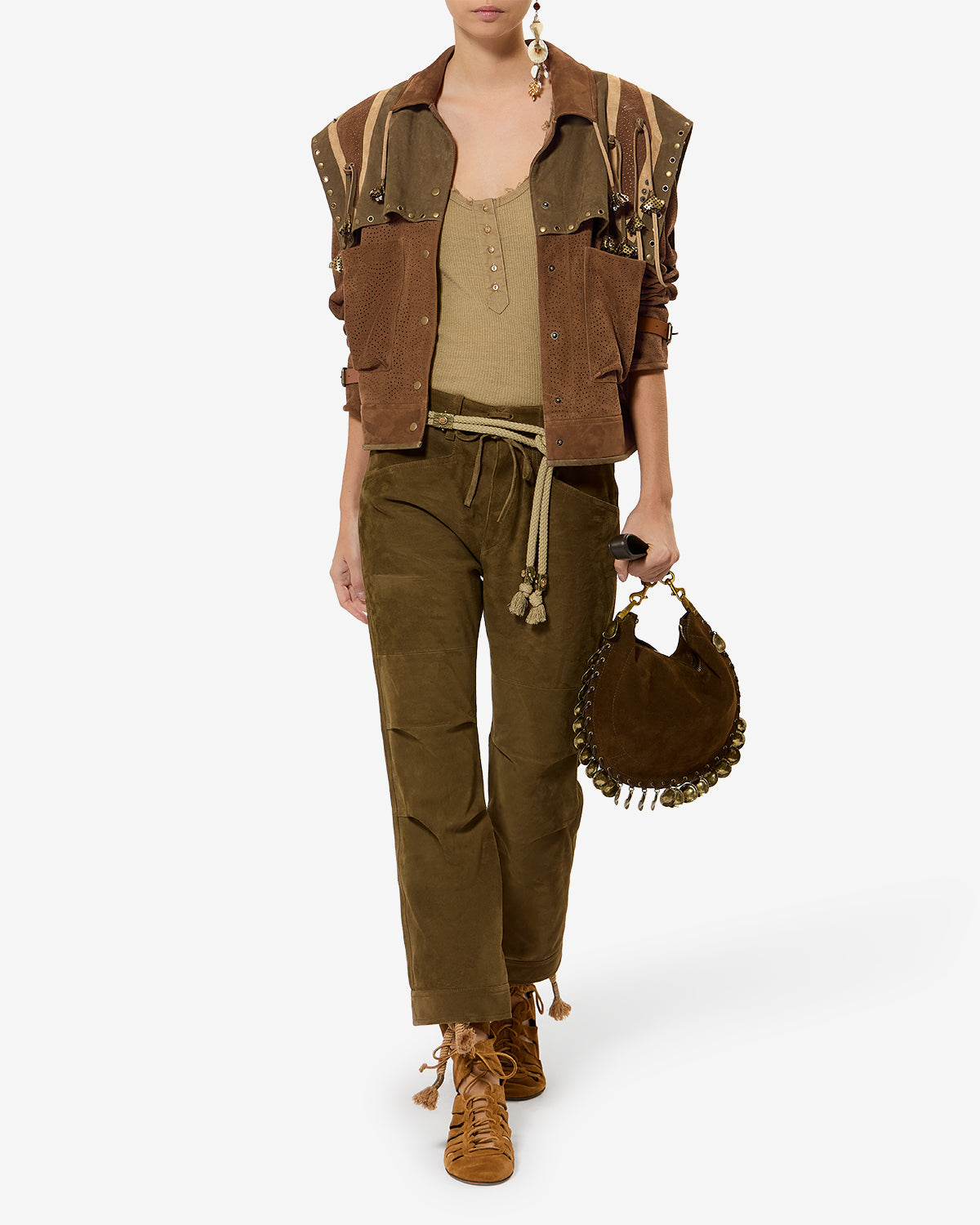 KAYAE JACKET Woman bronze | ISABEL MARANT Official online store