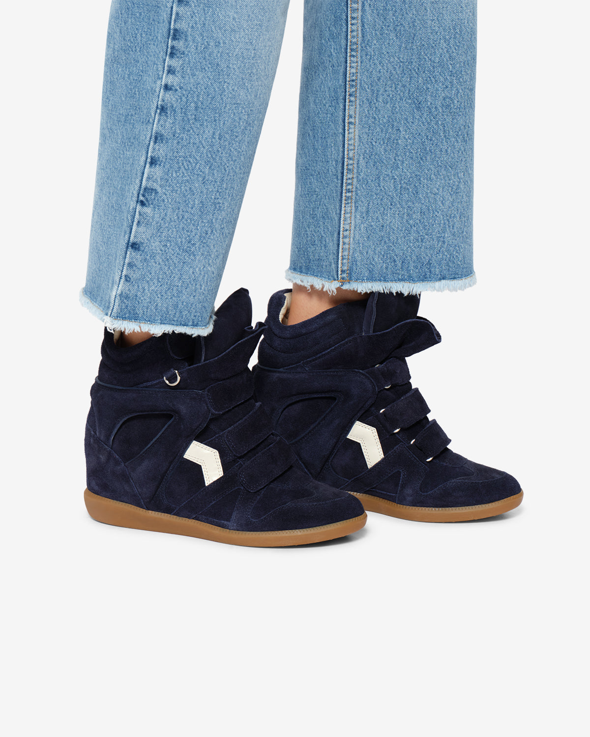 Bekett Ring Sneakers Woman dark blue | ISABEL MARANT Official