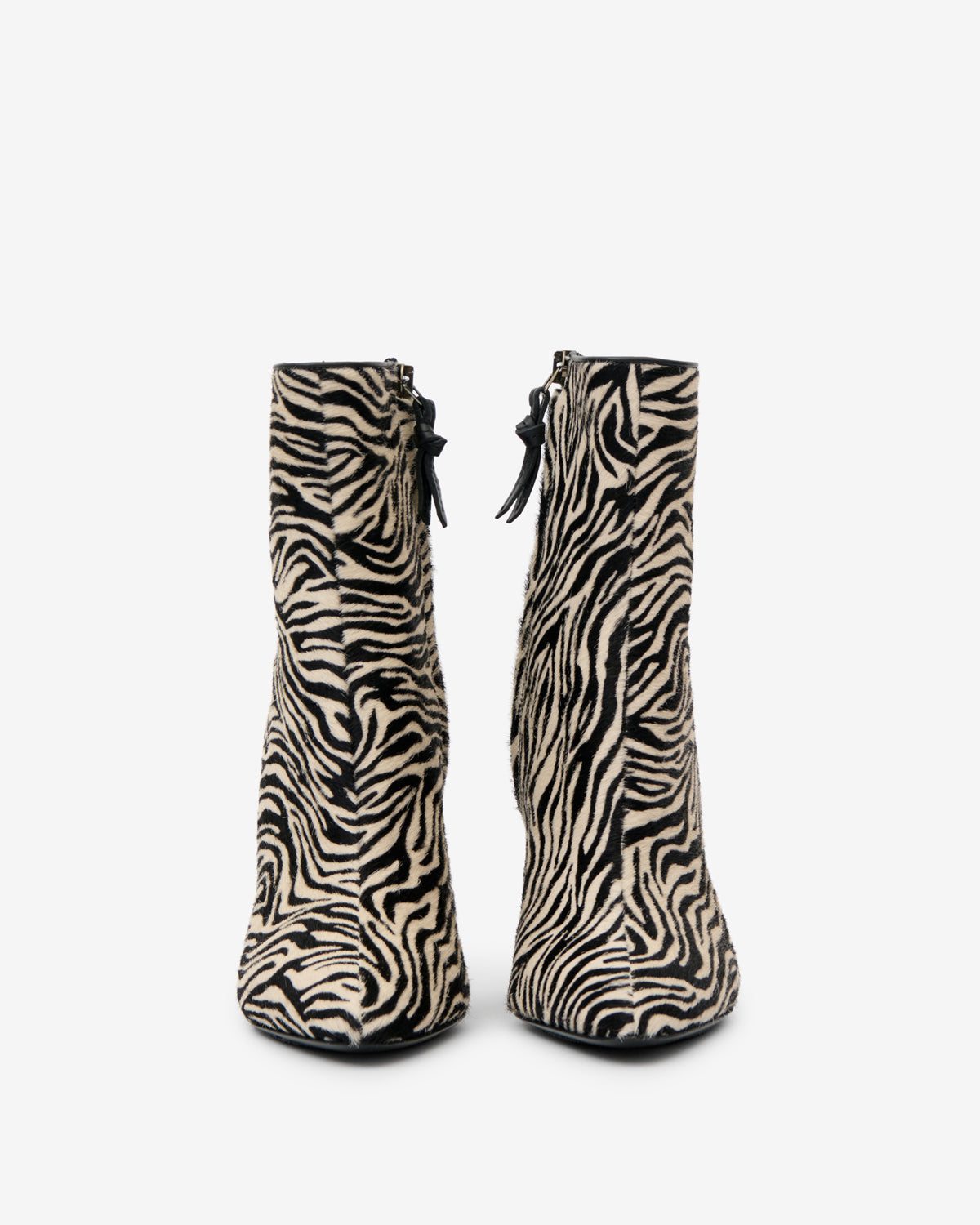 Jany Low Ankle Boots Woman Zebra | ISABEL MARANT Official online store