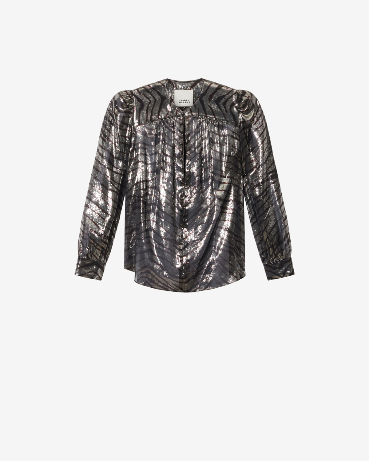Farali シルクトップス 女性 black and silver | ISABEL MARANT 公式サイト