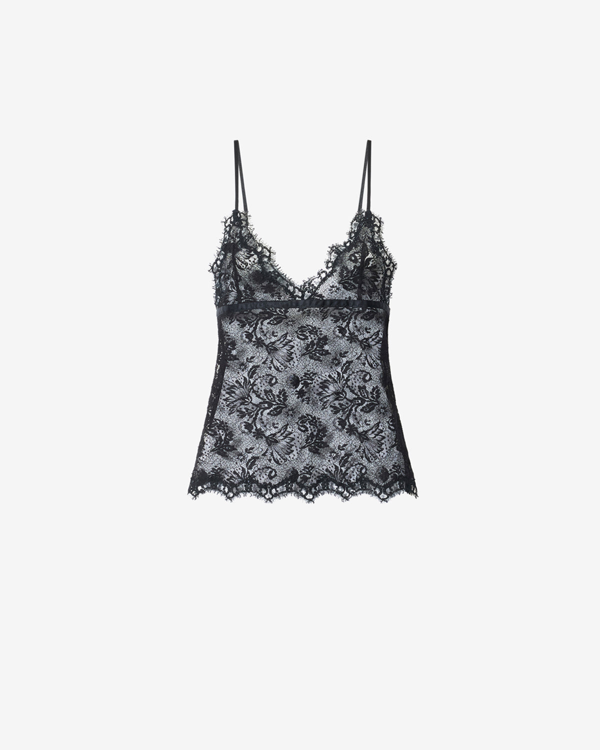 Adiena silk top Woman black | ISABEL MARANT Official online store