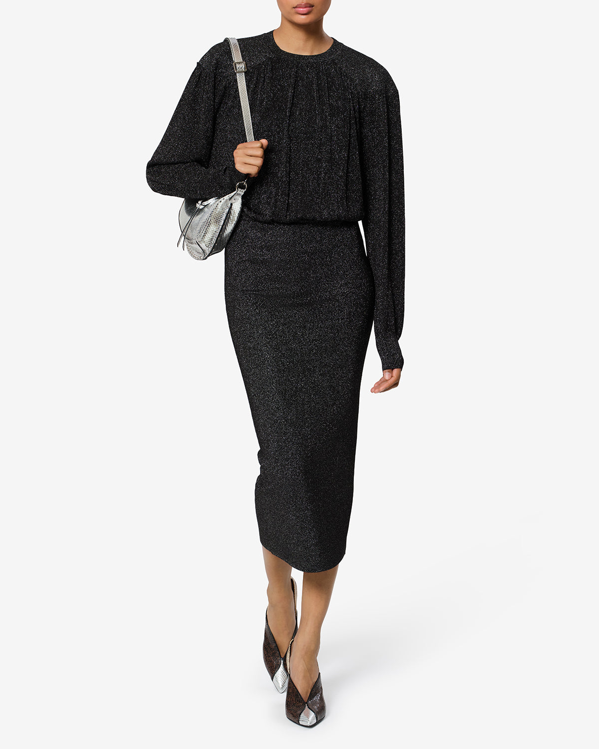 Aliza Dress Woman black | ISABEL MARANT Official online store
