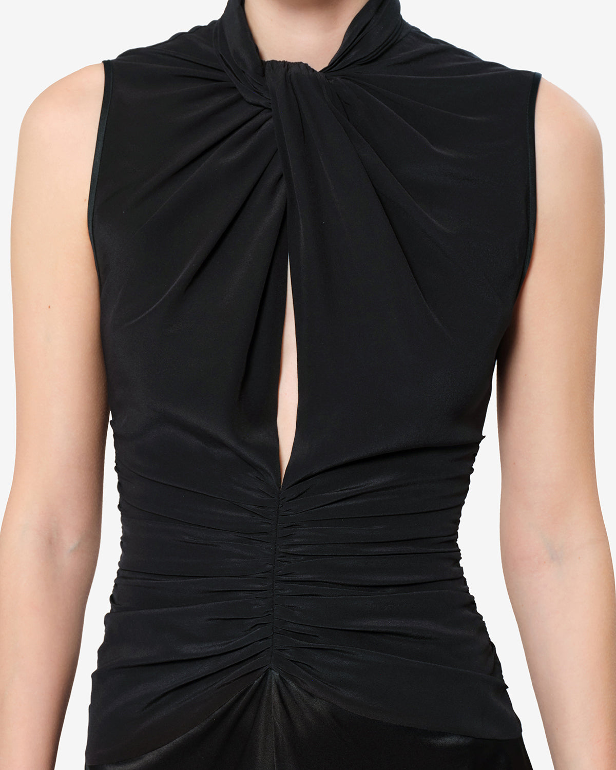 Delfi シルクドレス 女性 黒 | ISABEL MARANT 公式サイト