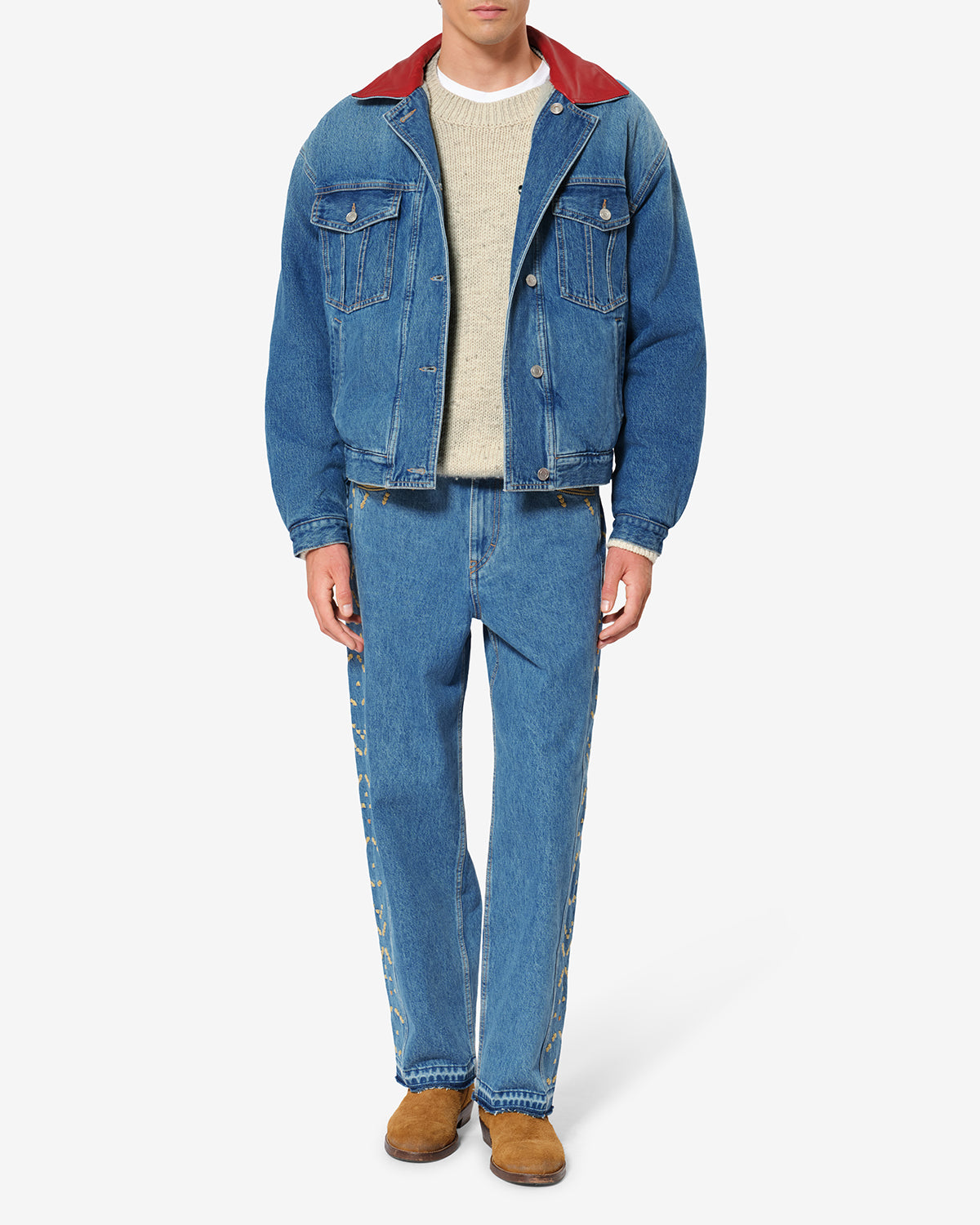 Johan Jacket Man blue | ISABEL MARANT Official online store