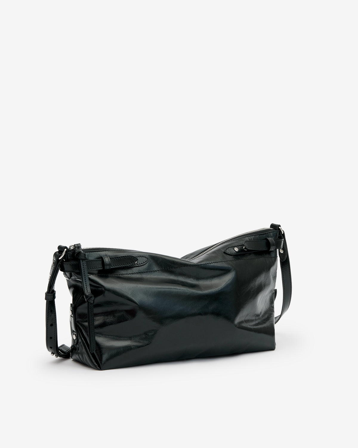 WINNA TOTE SHOULDER BAG Woman moss green | ISABEL MARANT Official