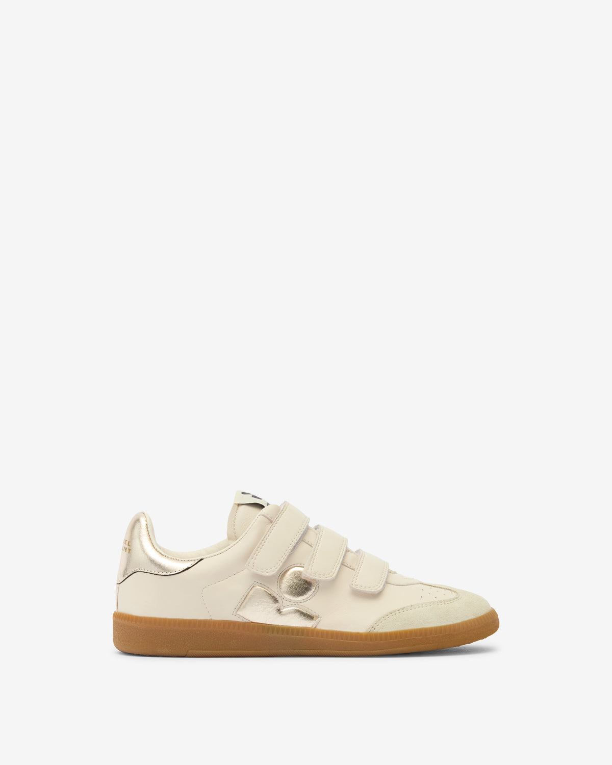 Beth low-top leather sneakers - Chalk-champagne - Woman - 1