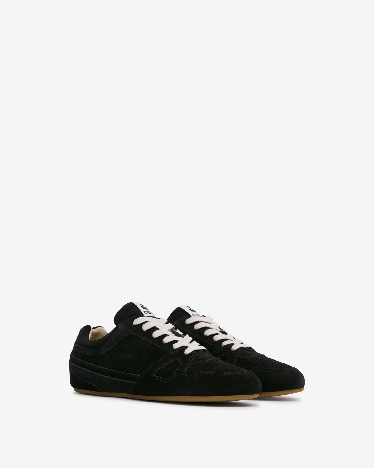 靴 ISABEL MARANT SENNY LOW SNEAKERS Woman black | ISABEL MARANT Official online store