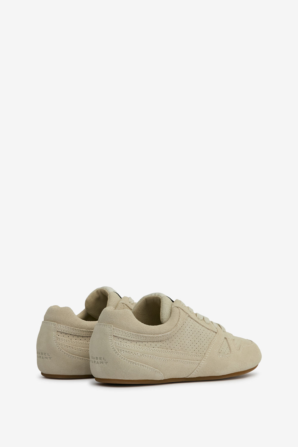 Senny low suede leather sneakers - Chalk - Woman - 2