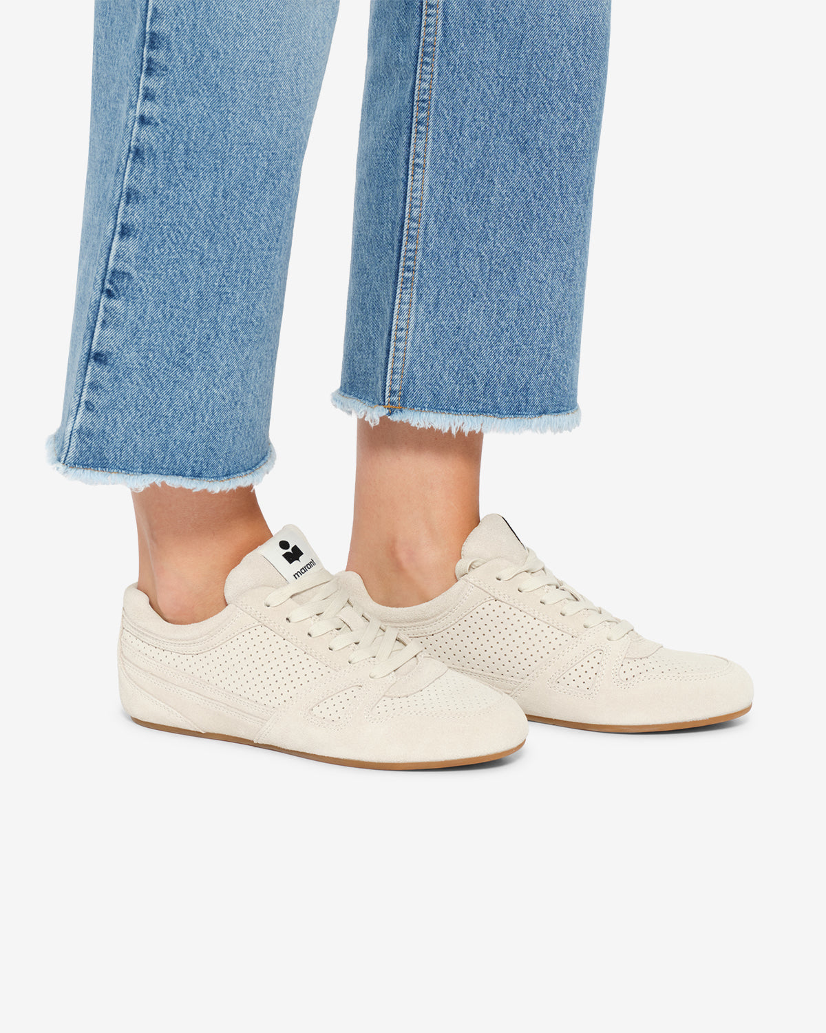 SENNY LOW SNEAKERS Woman chalk | ISABEL MARANT Official online store