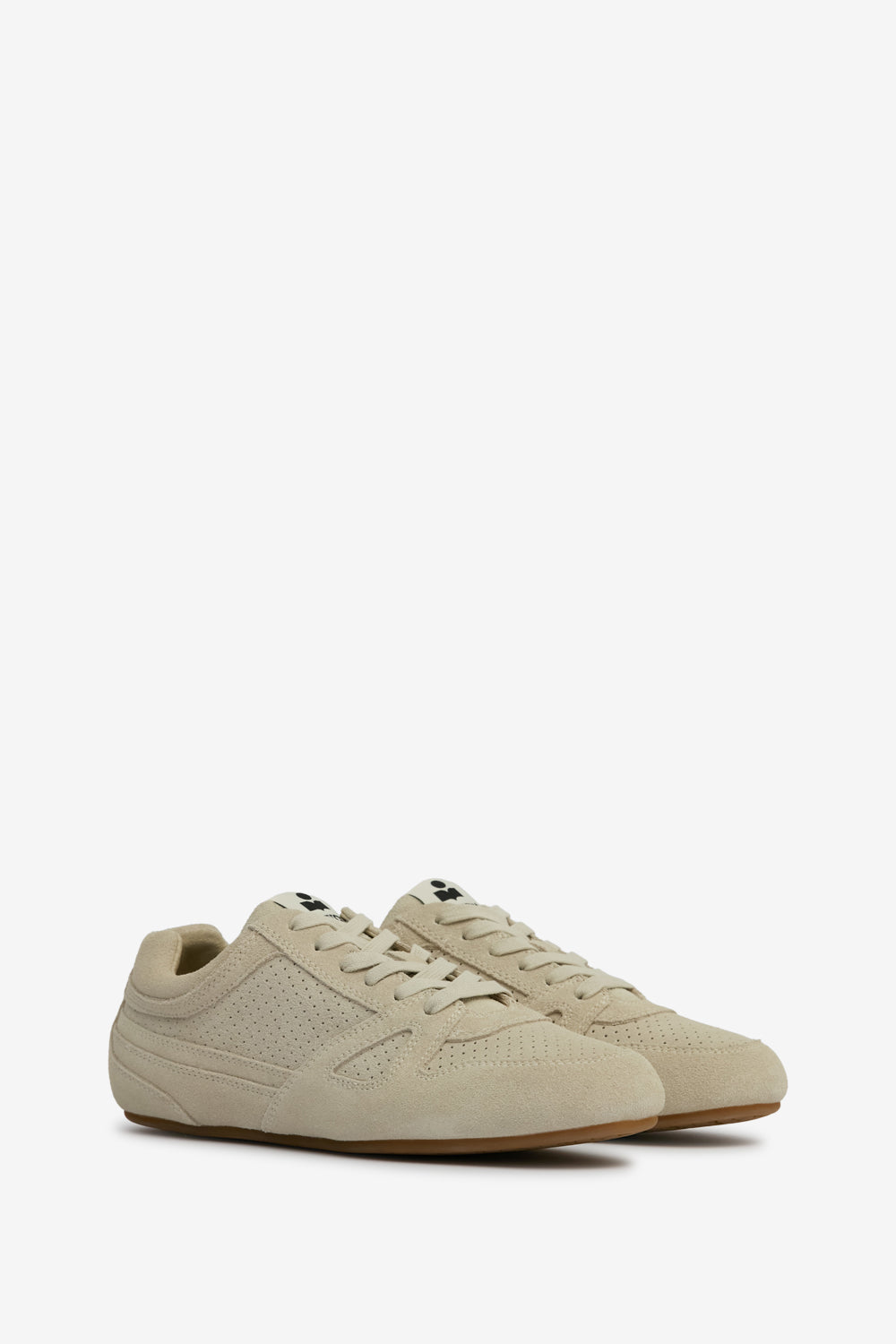 Senny low suede leather sneakers - Chalk - Woman - 3