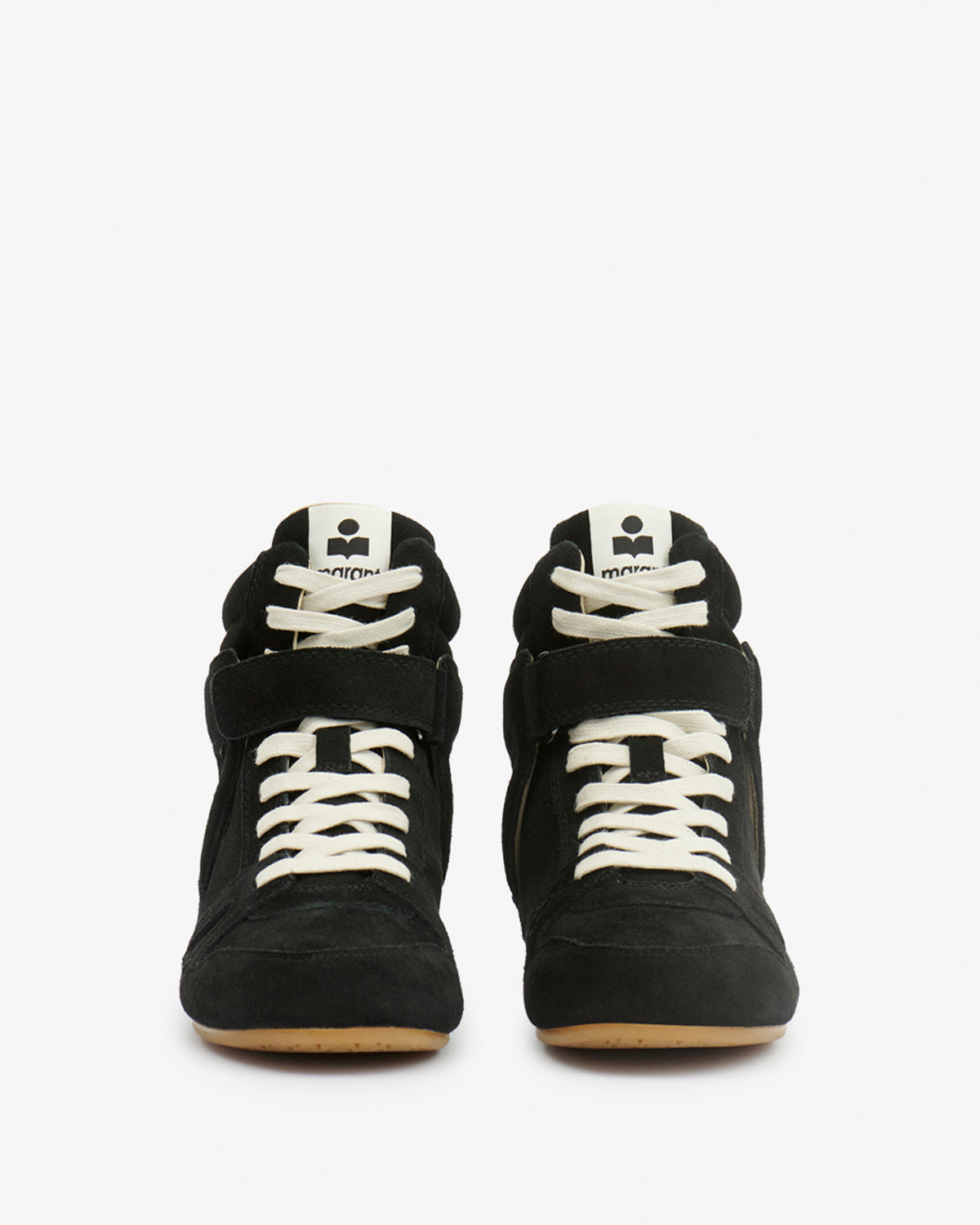Senny high suede leather sneakers - Black - Woman - 4