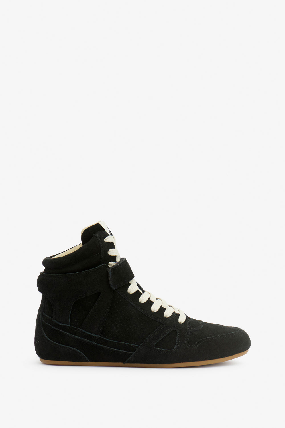 Senny high suede leather sneakers - Black - Woman - 1