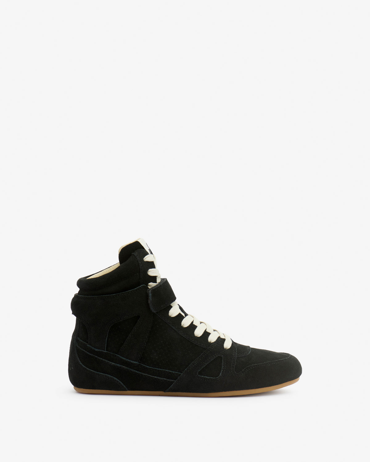 Senny high suede leather sneakers - Black - Woman - 1