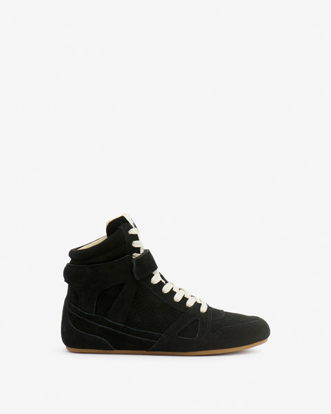 SENNY HIGH SNEAKERS Woman black | ISABEL MARANT Official online store