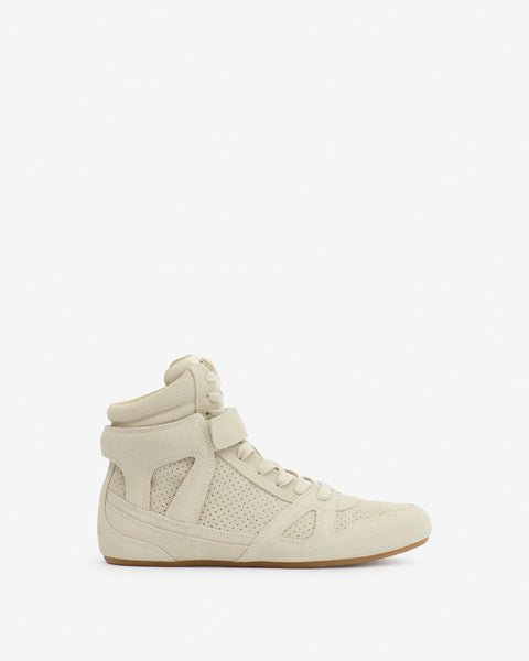 ISABEL MARANT ベージュ ハイカットスニーカー 37 SENNY HIGH SNEAKERS Woman chalk | ISABEL MARANT Official online store