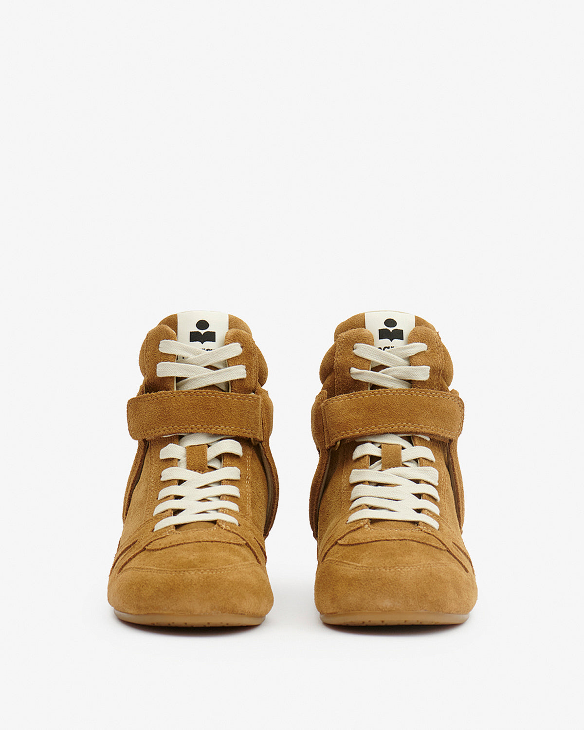 Senny high suede leather sneakers - Cognac - Woman - 4