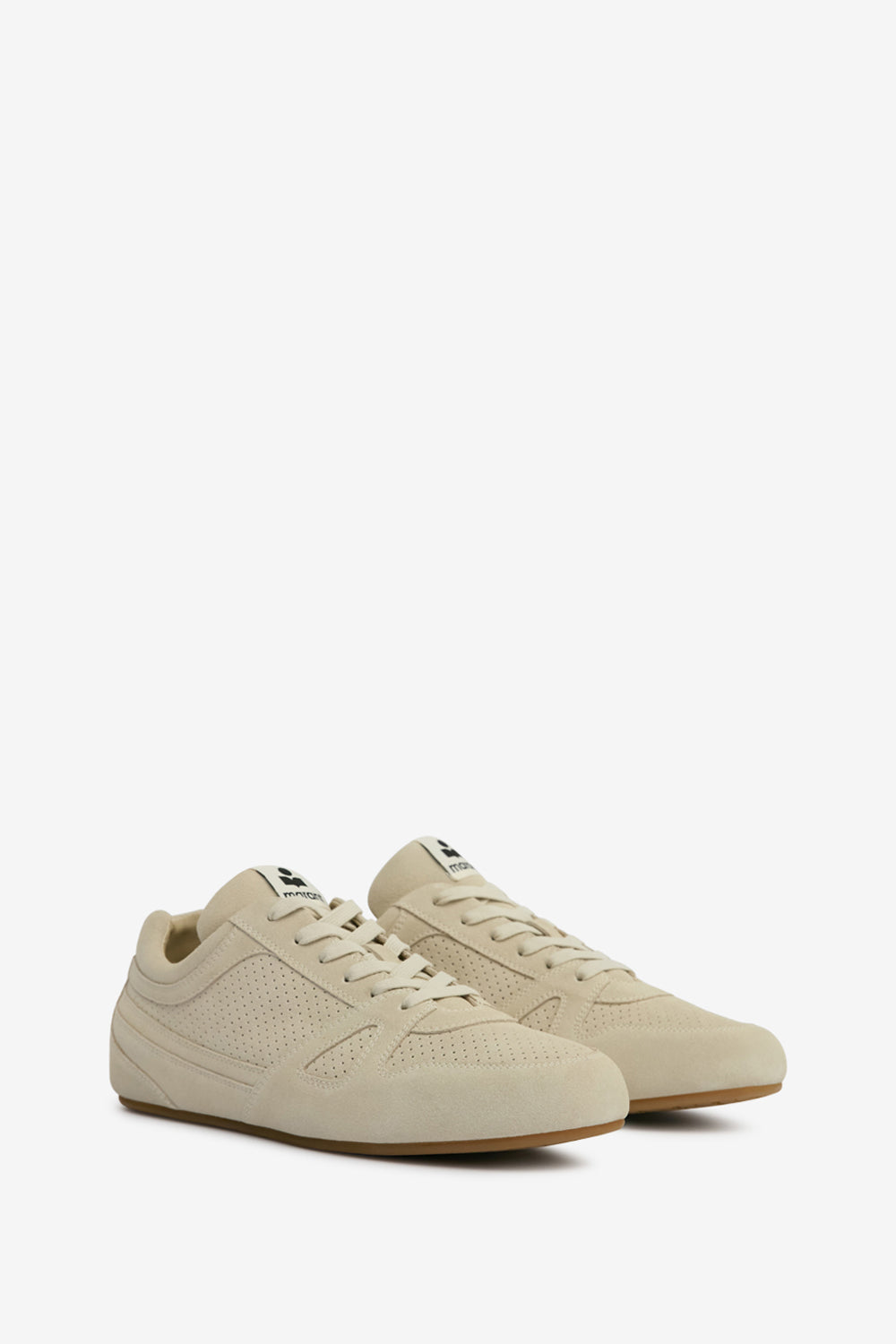Zapatillas bajas sennyh de piel de ante de becerro  - Beige - Man - 3