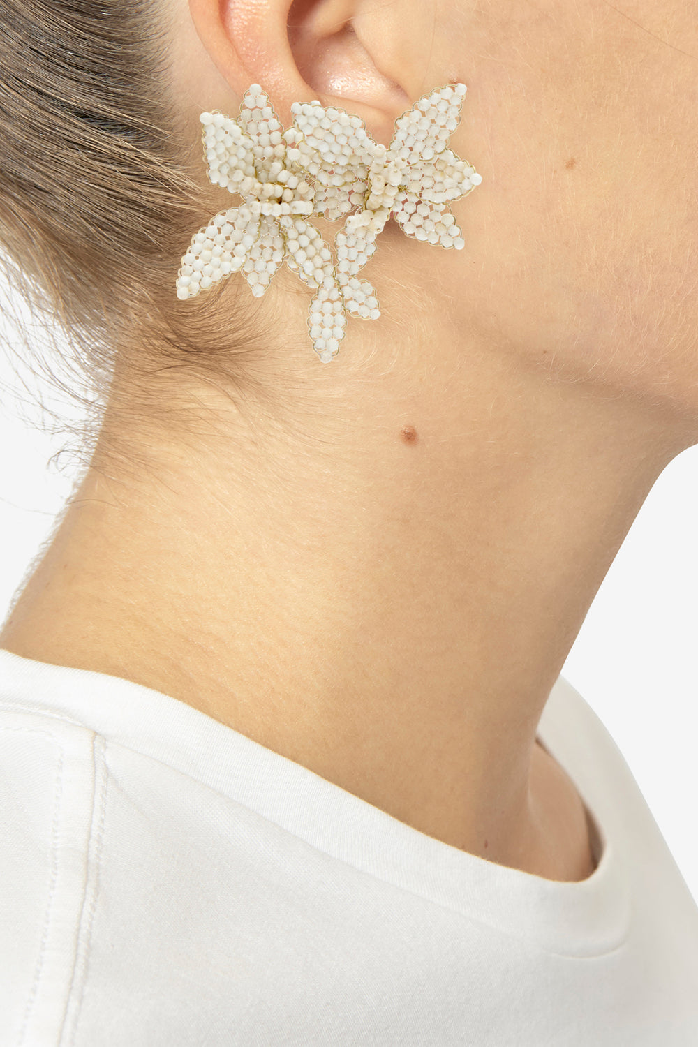 Loli earrings - Ecru - Woman - 1