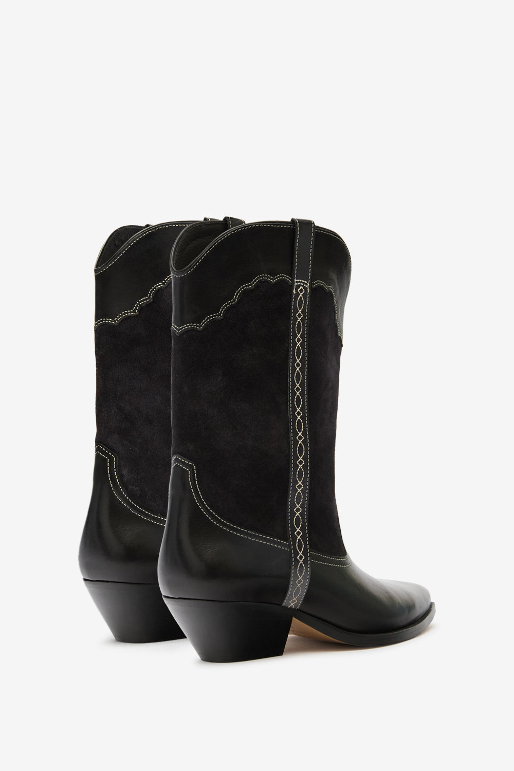 Duerto suede leather boots - Black - Woman - 2