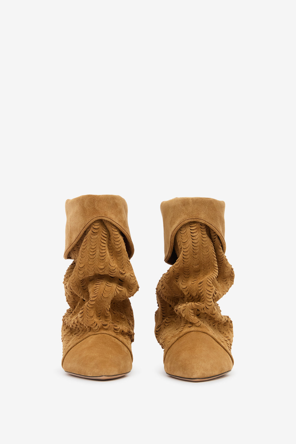 Stivali edrik in pelle - Cognac - Woman - 4