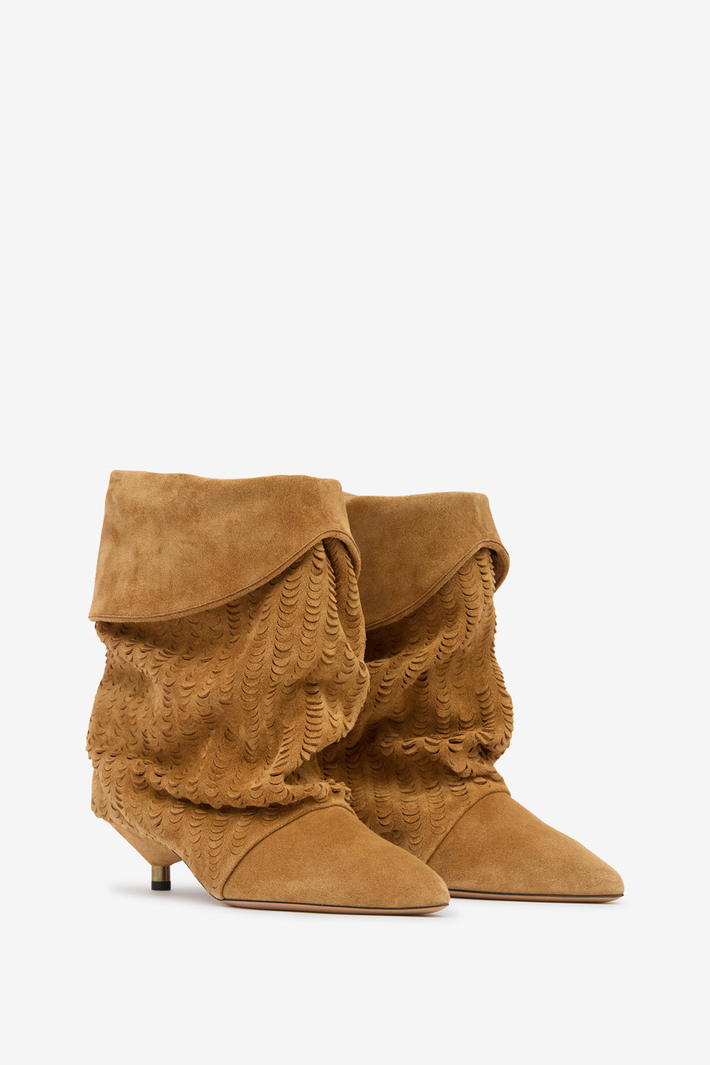 Stivali edrik in pelle - Cognac - Woman - 3