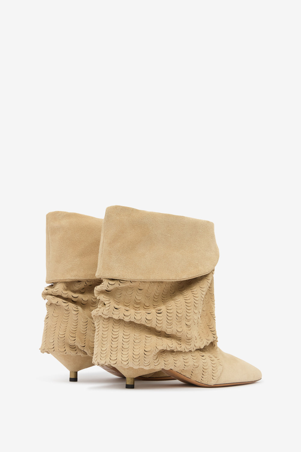 Stivali edrik in pelle - Deep beige - Woman - 2