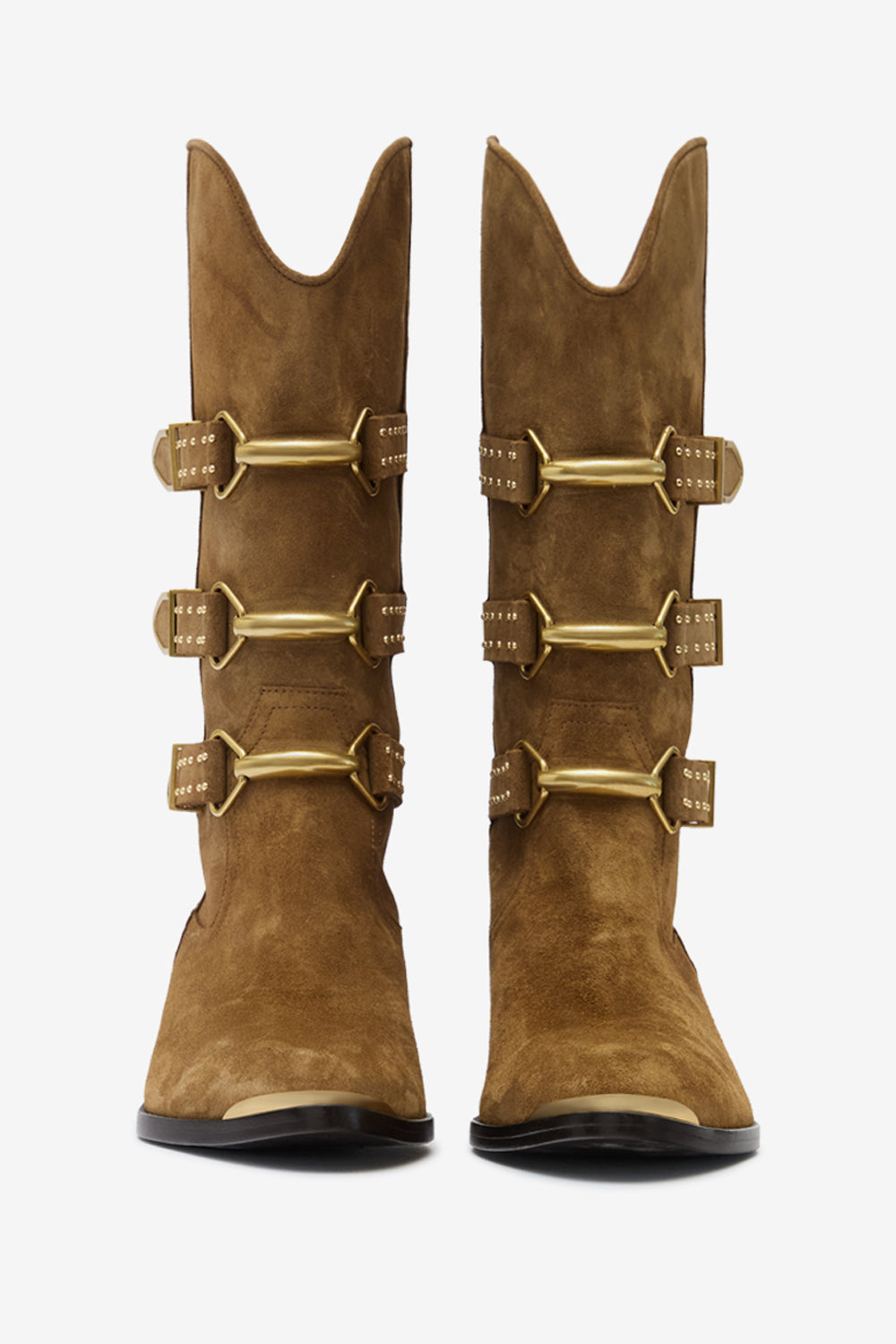 Botas bajas mexia de ante - Taupe - Woman - 4