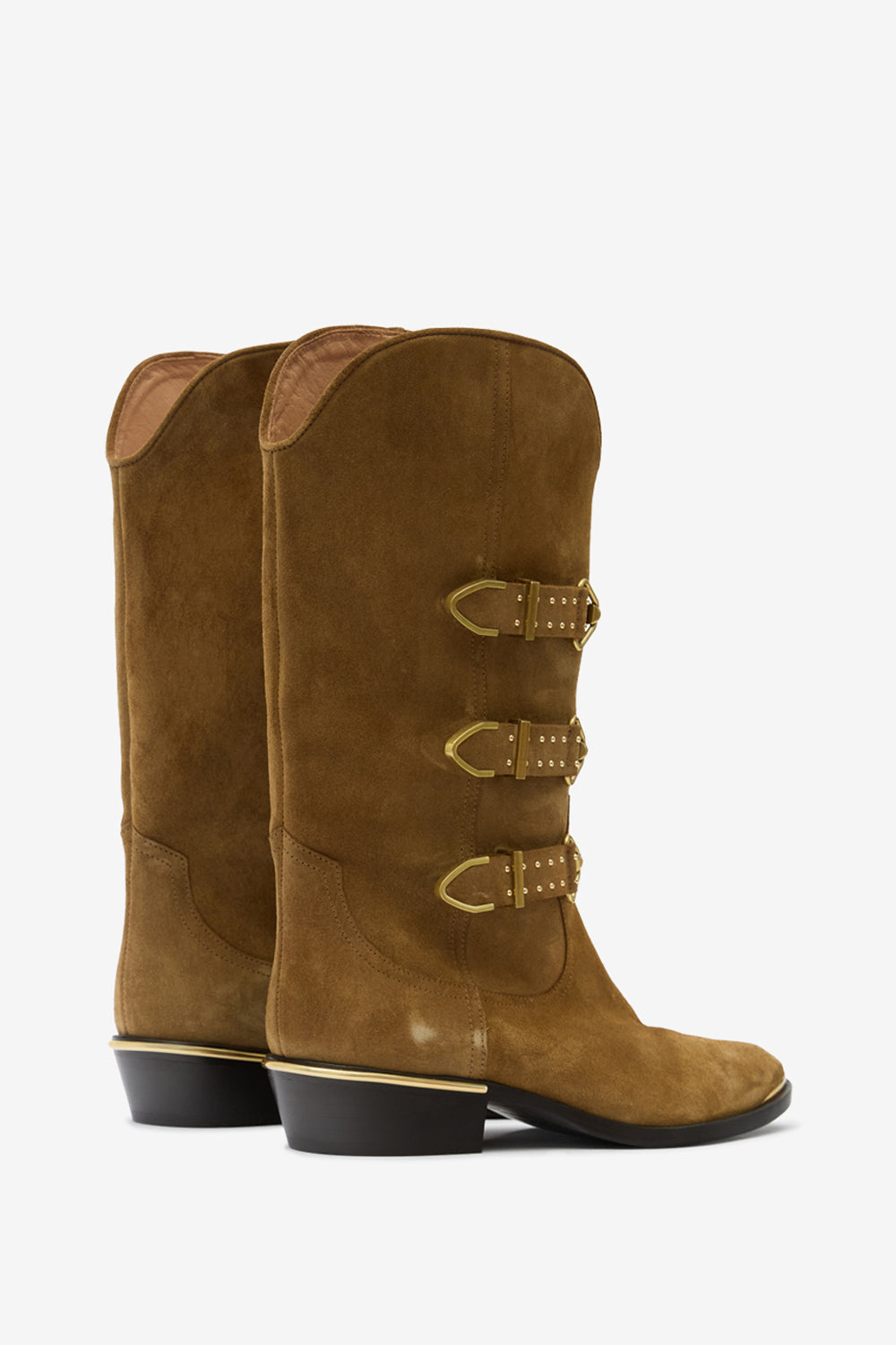 Botas bajas mexia de ante - Taupe - Woman - 2