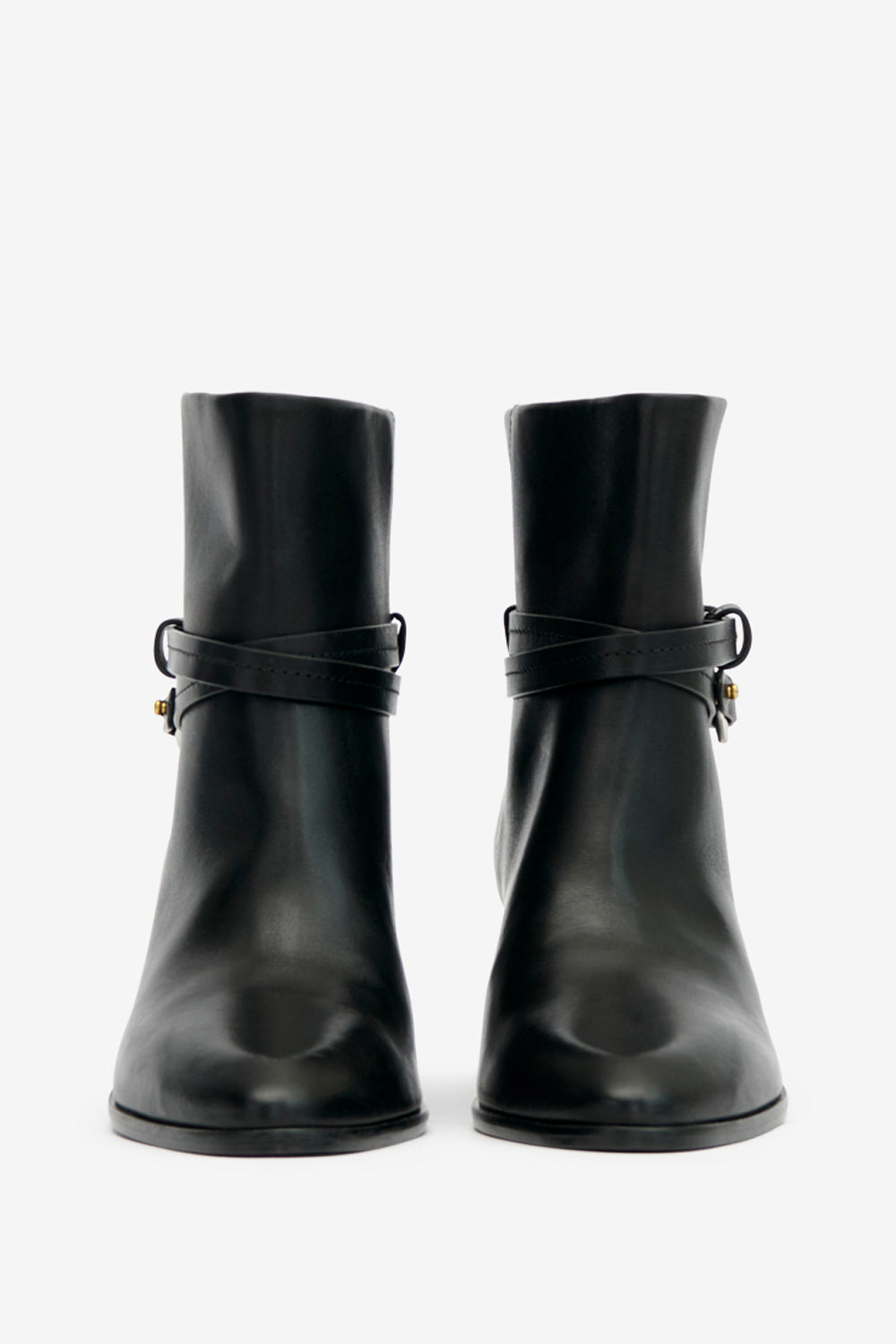 Meyli leather boots - Black - Woman - 4