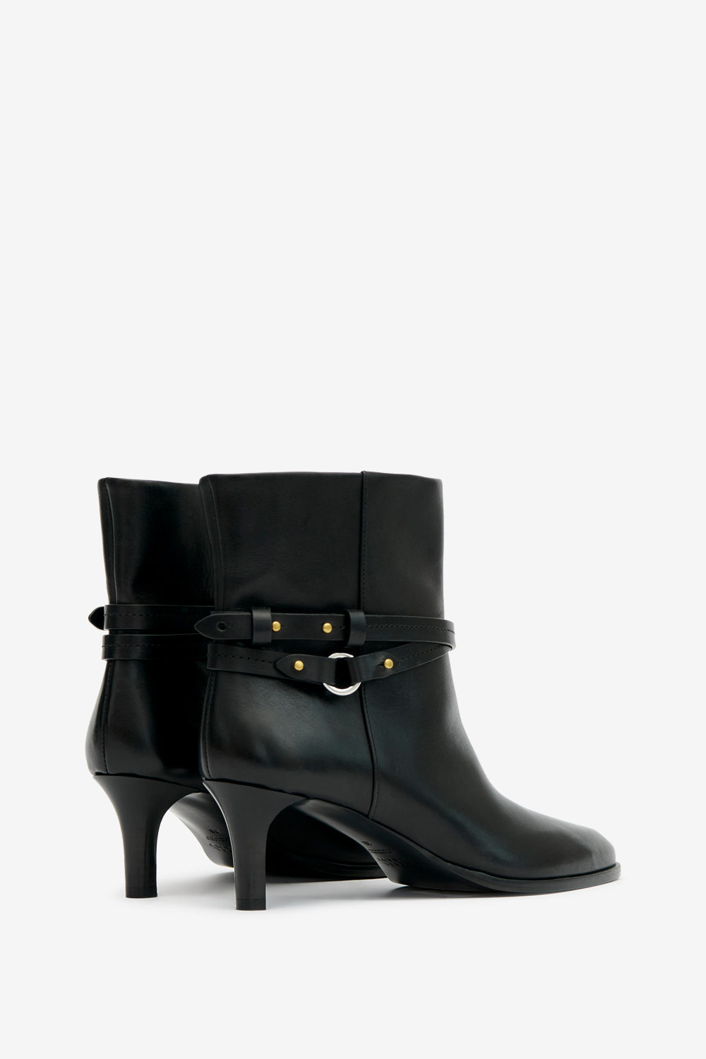 Meyli leather boots - Black - Woman - 2