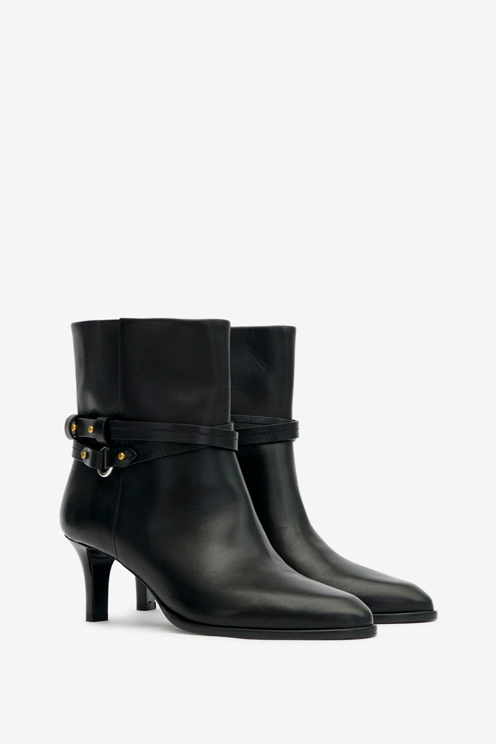 Meyli leather boots - Black - Woman - 3