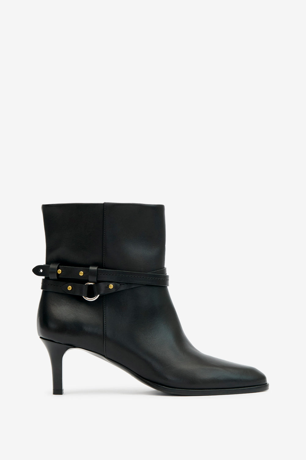 Meyli leather boots - Black - Woman - 1