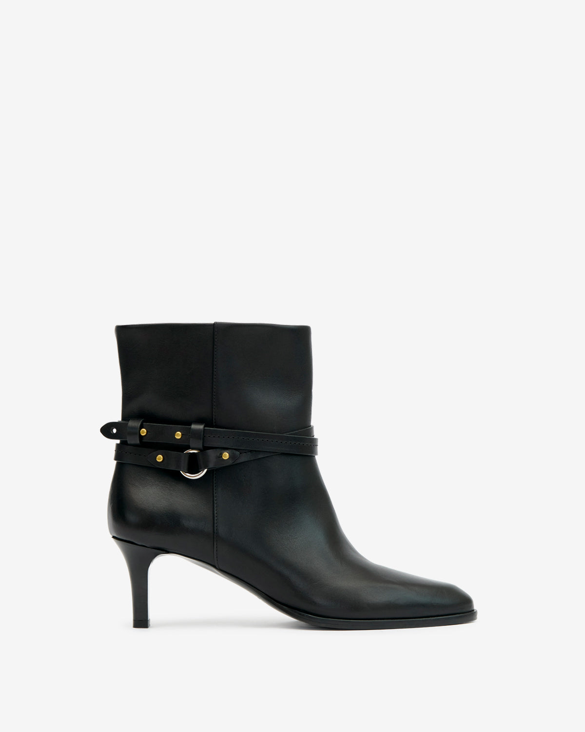 Botas meyli de cuero suave - Negro - Woman - 1