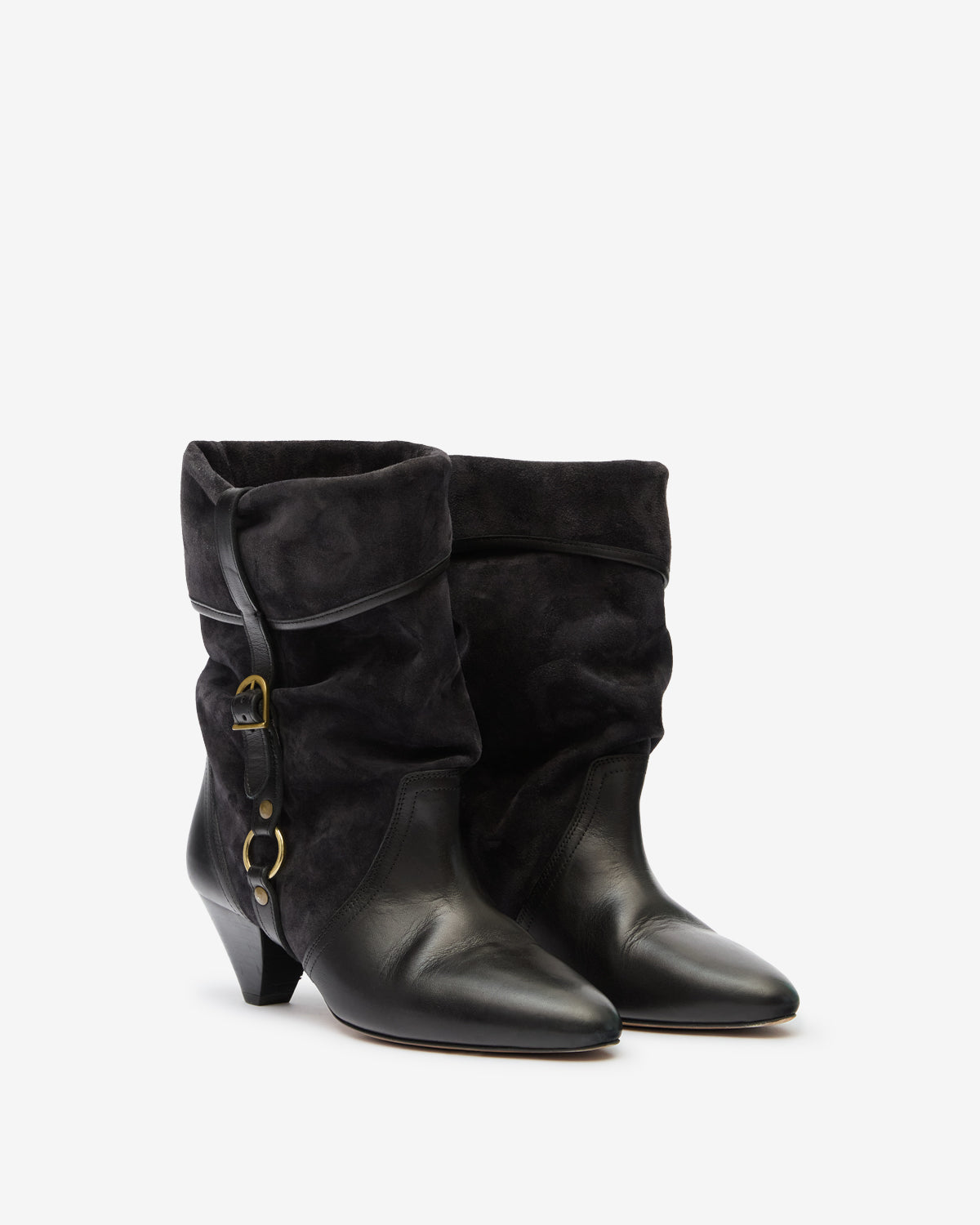 ISABEL MARANT ヒール 38サイズ OLYA SANDALS Woman black and gold | ISABEL MARANT Official online
