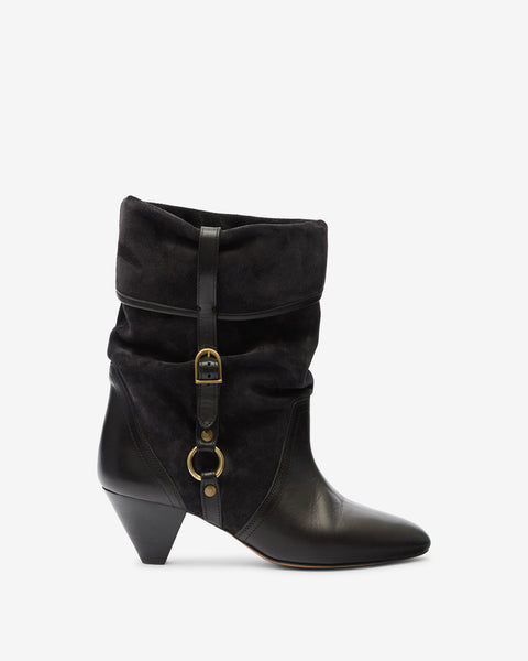 DARNER BUCKLE BOOTS Woman black | ISABEL MARANT Official online store