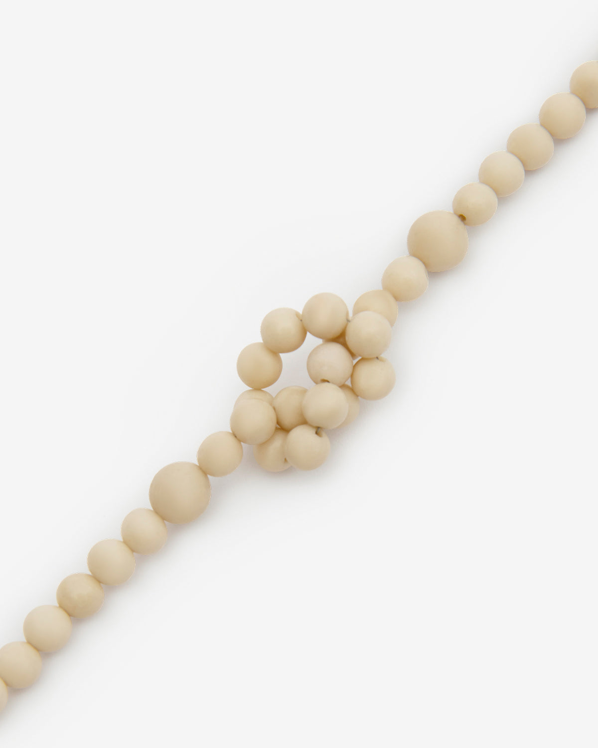 Bracciale con perle in pietra noah - Ecru-silver - Man - 3