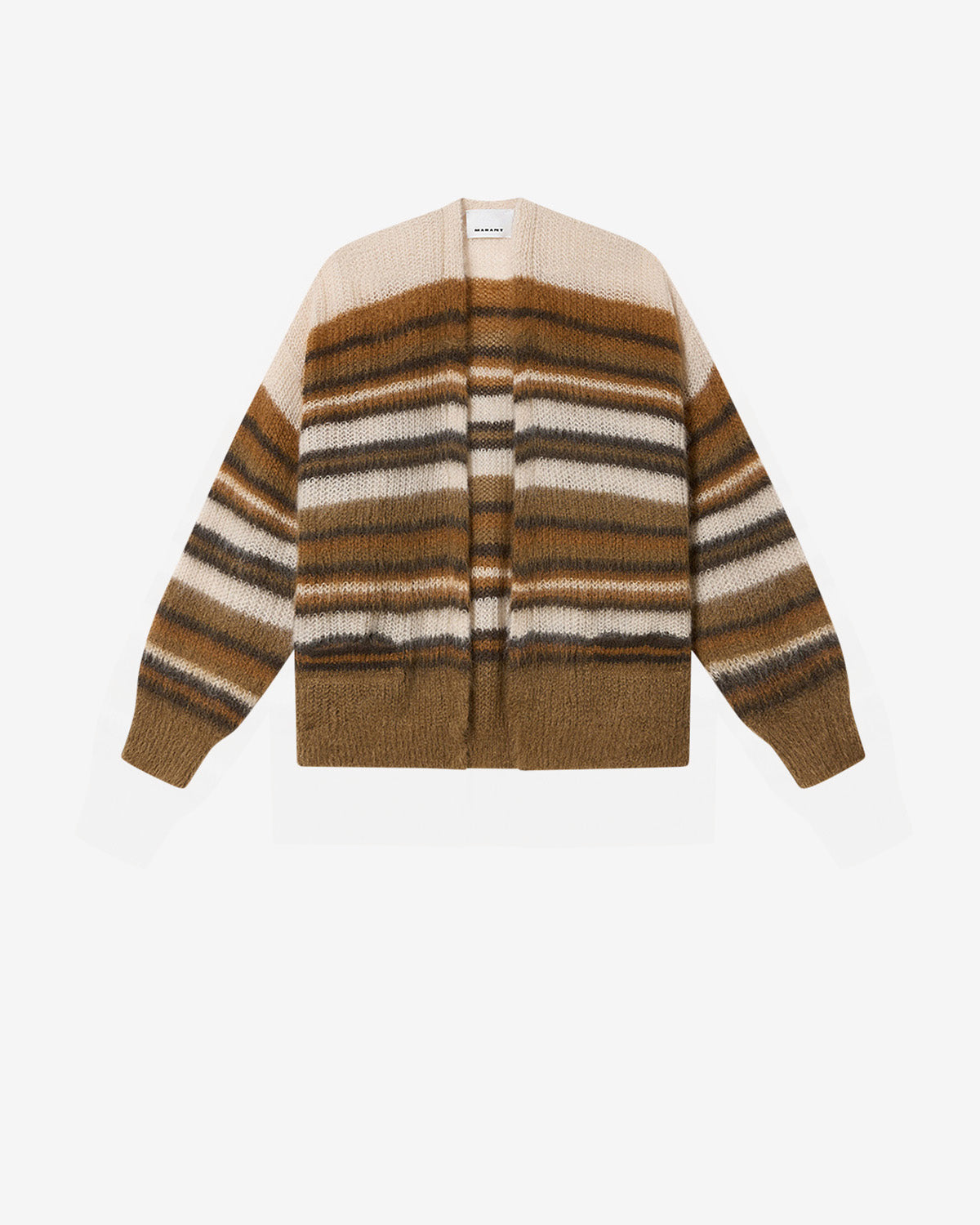 DANAH CARDIGAN Man Ecru/Camel | ISABEL MARANT Official online store
