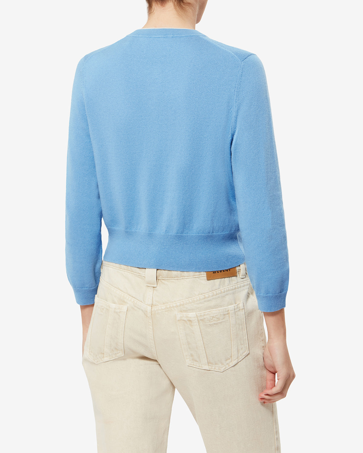 LONA CARDIGAN Woman dusky blue-light grey | ISABEL MARANT Official