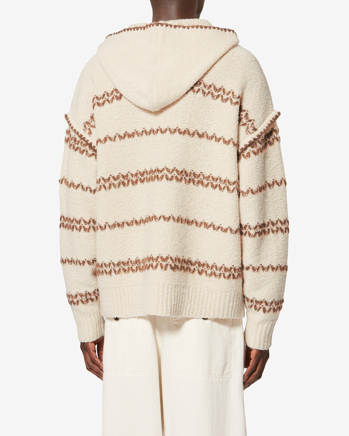 ROLIAN CARDIGAN Man ecru-bronze | ISABEL MARANT Official online store