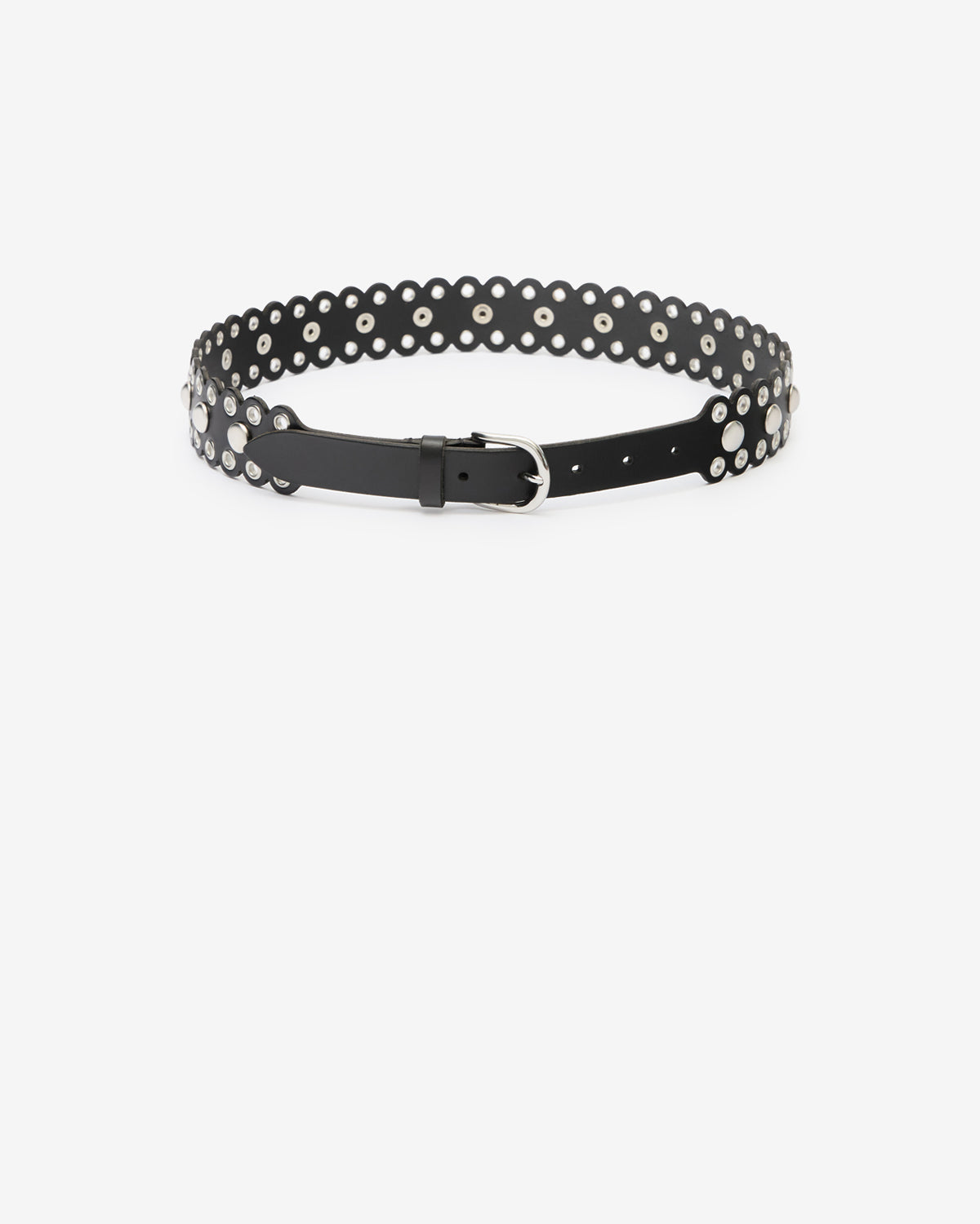 ZALLA BELT Woman black and silver | ISABEL MARANT Official online