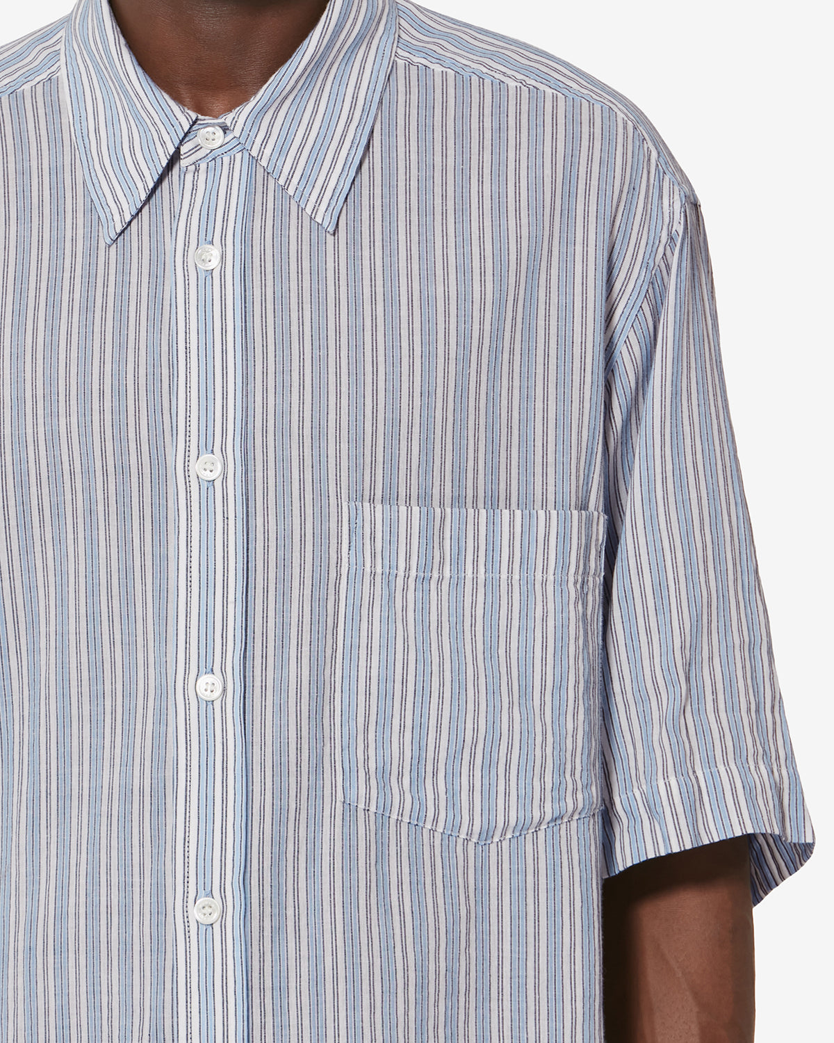 Camisa de algodón oxford labilio - Azul - Man - 2