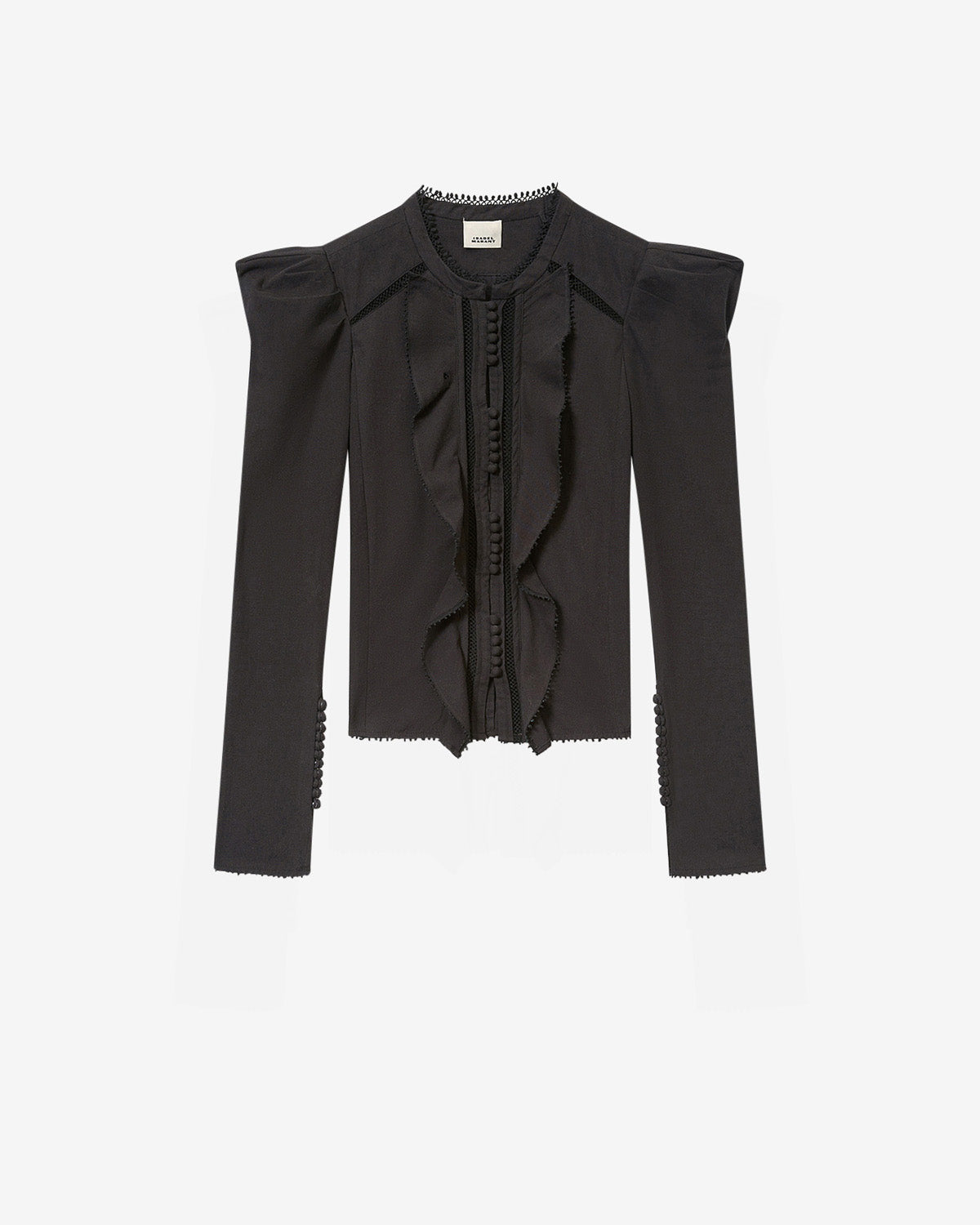 Camisa calina de algodón - Negro - Woman - 5