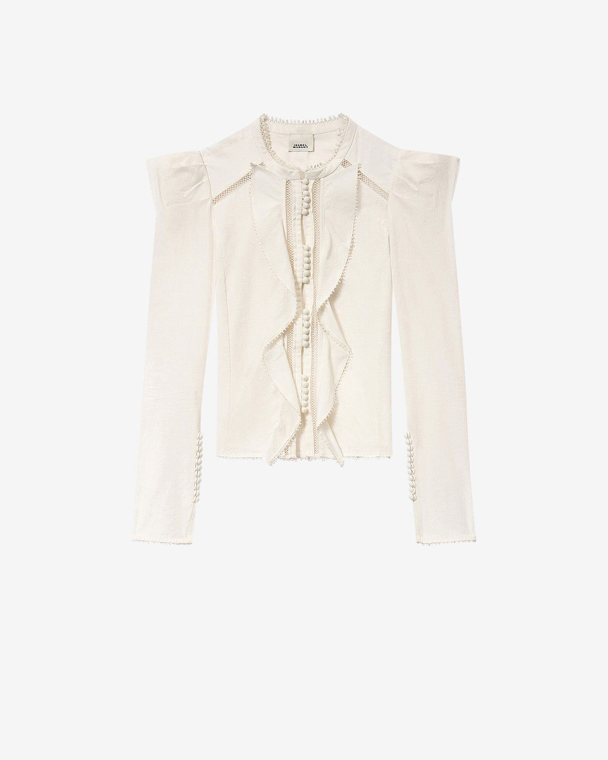 Miico isabel marant etoile ブラウス Christa Top in Dark Khaki | Shop Ann Mashburn