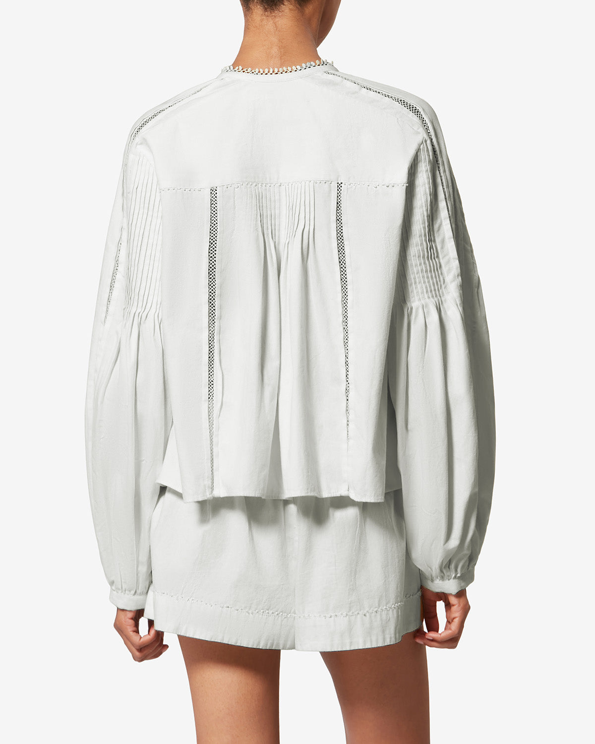 Cubraly cotton blouse - White - Woman - 4