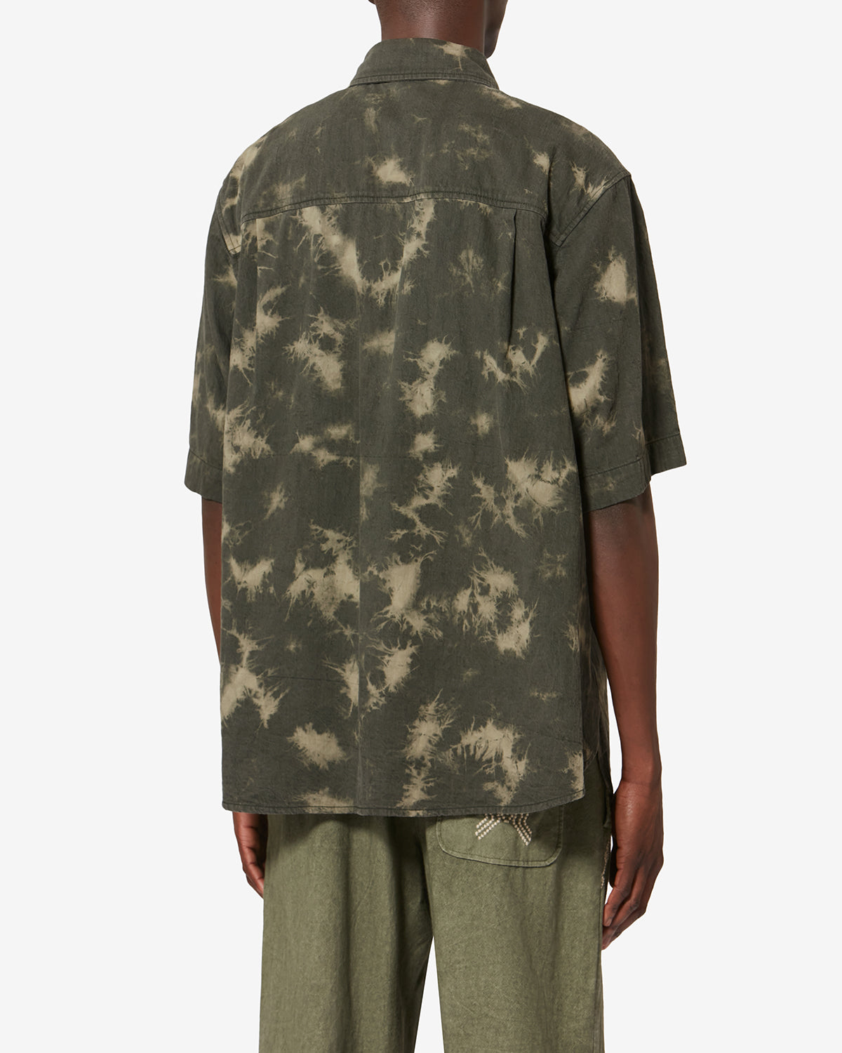 Gestepptes chambray-hemd tabilio - Light khaki - Man - 4