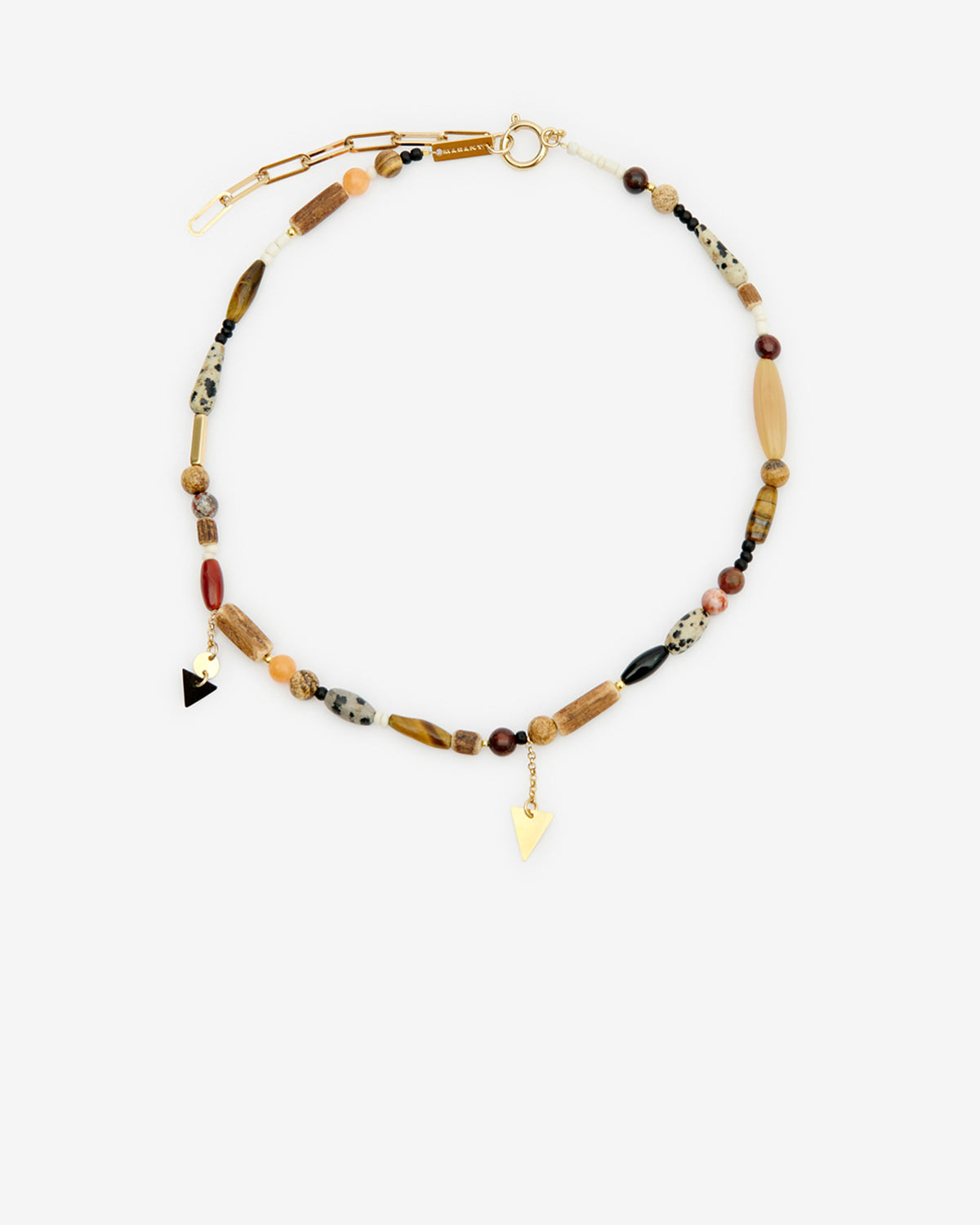 Yulian 스톤, 우즈, 펜던트 네크리스 - 자연스러운 - Man - 1