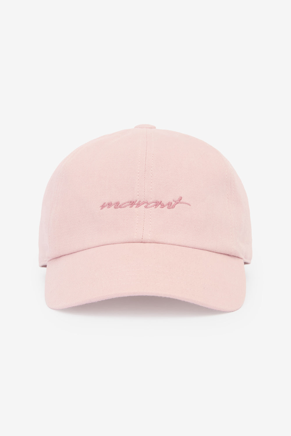 Gorra de tela de algodón bordada tomas - Light pink - Woman - 4