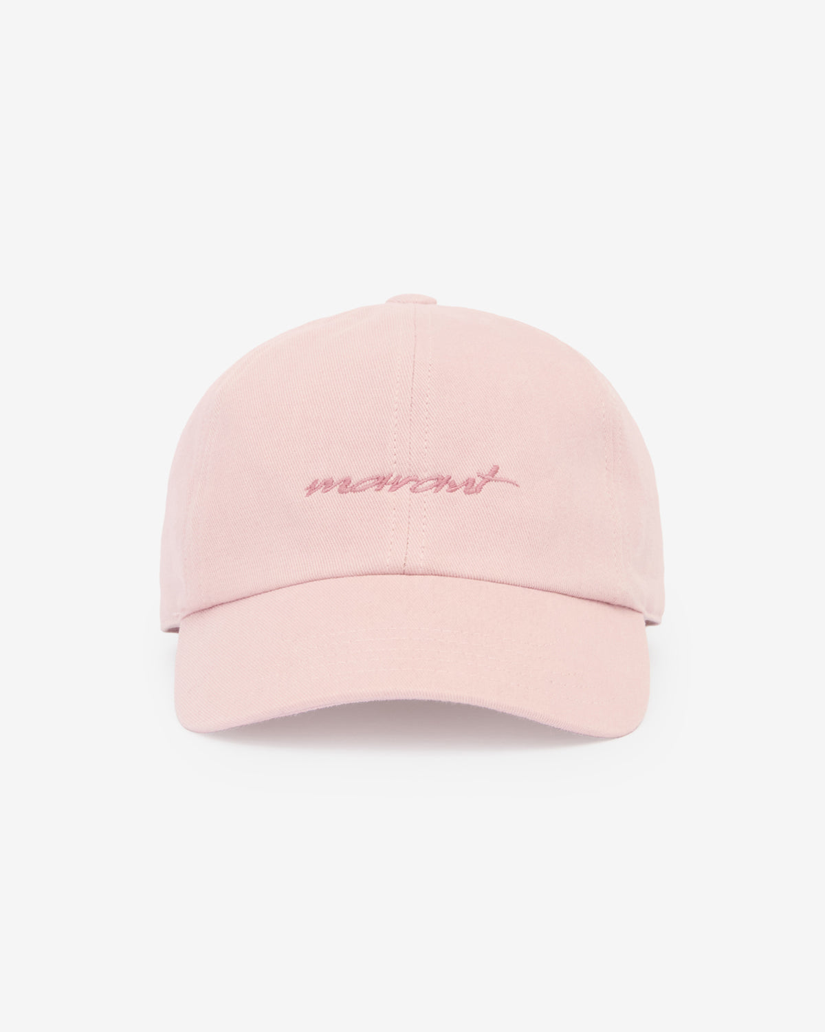 Gorra de tela de algodón bordada tomas - Light pink - Woman - 4