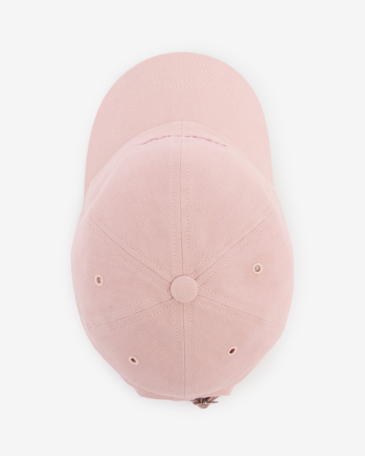 Gorra de tela de algodón bordada tomas - Light pink - Woman - 3