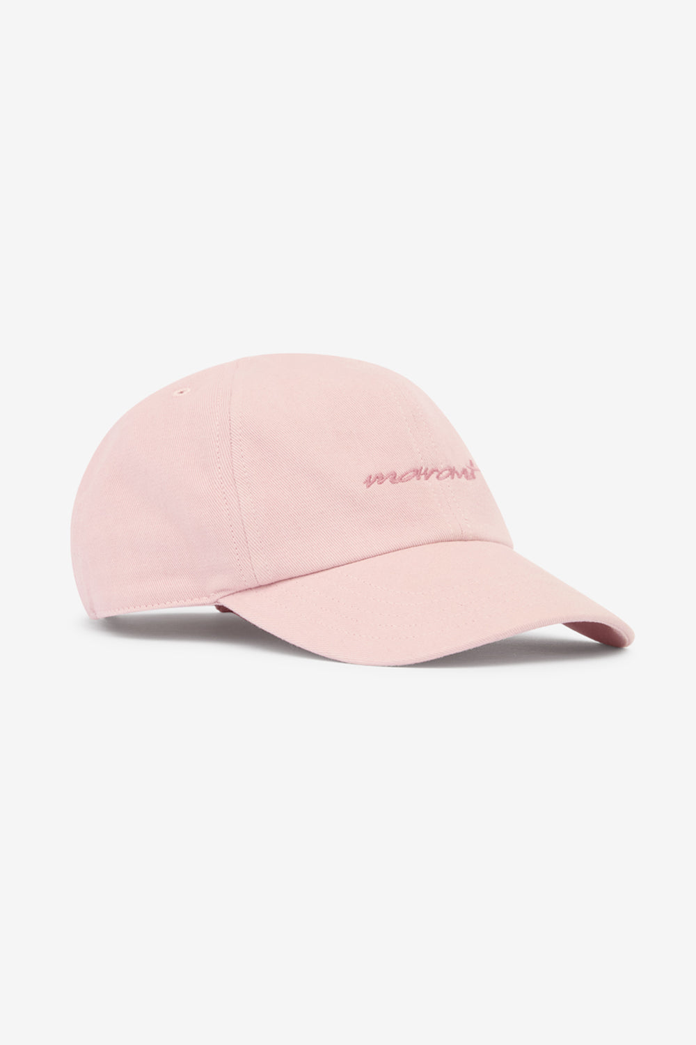 Gorra de tela de algodón bordada tomas - Light pink - Woman - 1